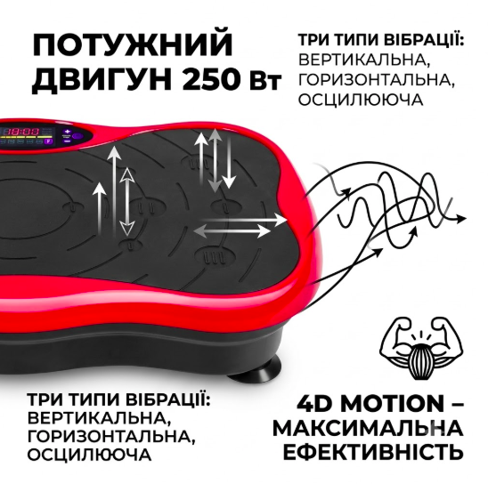 Виброплатформа для тренировок + пульт, до 150 кг от сети Вибрационная платформа для похудения - изображение 3
