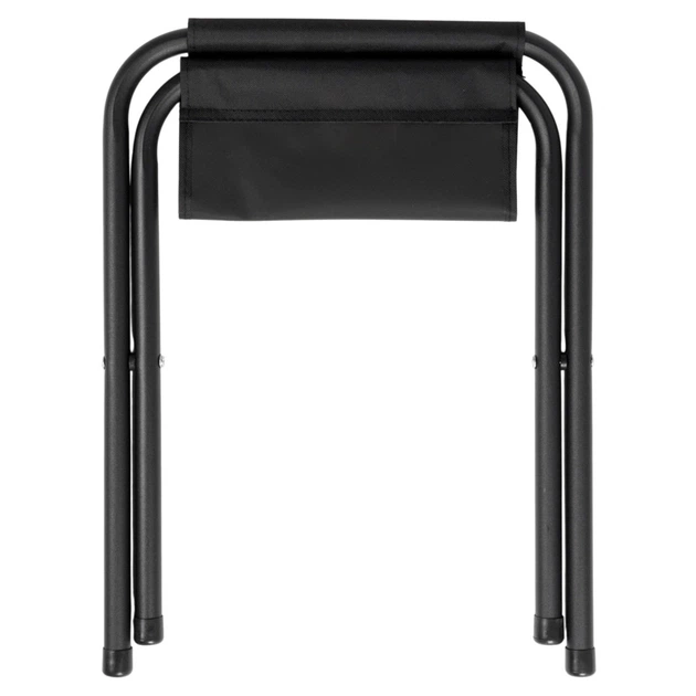 Стіл туристичний Vilde 489413 розкладний 120 x 60 x 55/62/70 см зі стільцями Чорний (5900670121775) - зображення 4