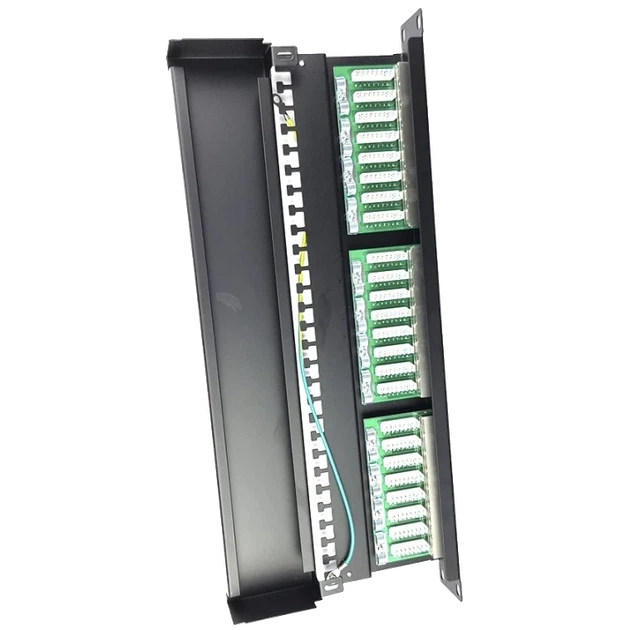 STP патч-панель EServer 24 порта 1U 19″ модульная (без модулей) - изображение 2