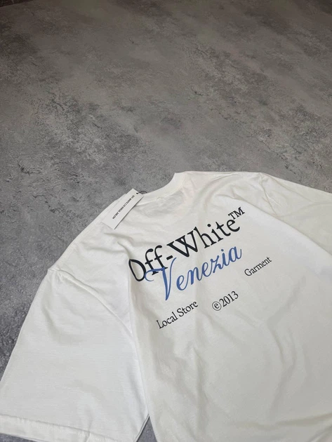 Футболка Off-White 88894 белого цвета, размер L - Фото 3 Футболка Off-White 88894 белого цвета, размер L - изображение 3