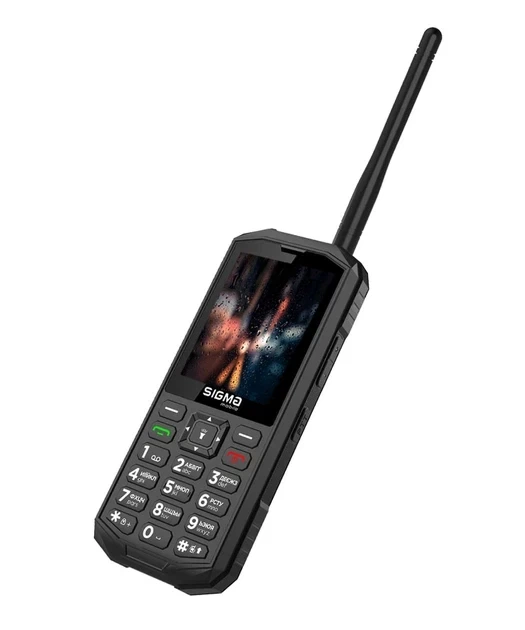 Телефон защищенный Sigma X-treme Pa68 WAVE 2.4" черный - изображение 4