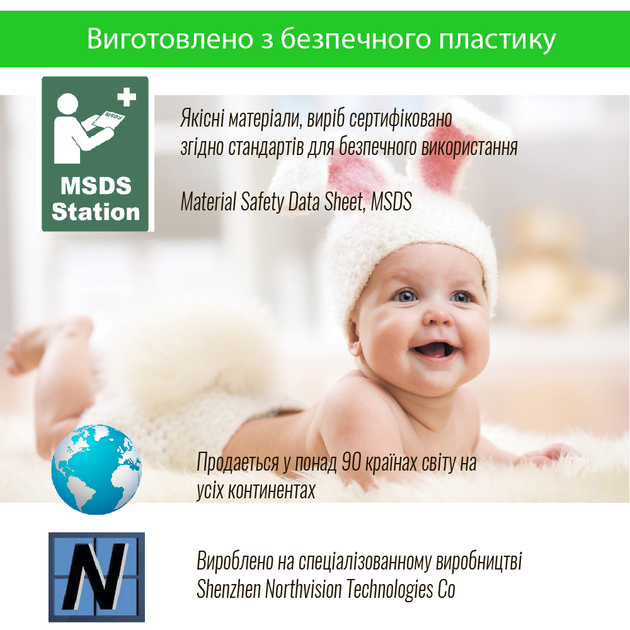 Видеоняня North Vision 2' 24 ГГц Белый - изображение 2