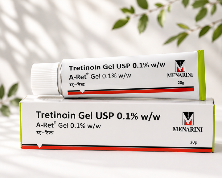 Гель Третиноїн Menarini A-Ret Gel Tretinoin 0,1% 20 г — догляд для проблемної, жирної та комбінованої шкіри - Фото 1 Гель Третиноїн Menarini A-Ret Gel Tretinoin 0,1% 20 г — догляд для проблемної, жирної та комбінованої шкіри - зображення 1