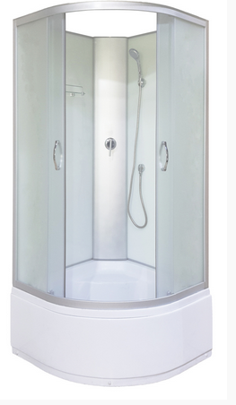Душевой бокс KOПO 6021 F 90x90х195 белый без крыши - Фото 1 Душевой бокс KOПO 6021 F 90x90х195 белый без крыши - изображение 1