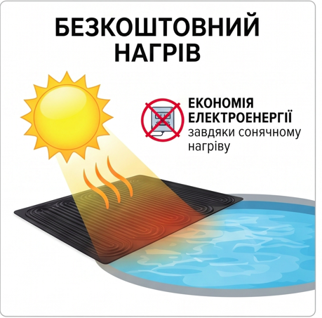 Килимок-нагрівач (сонячний) Intex 28685 120 × 120 см - зображення 3