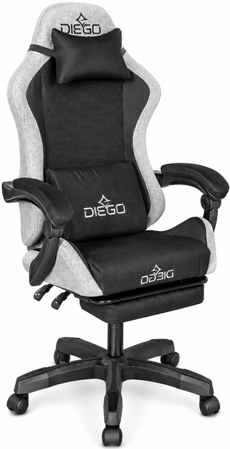 Кресло геймерское DIEGO Fabric X Black - Фото 3 Кресло геймерское DIEGO Fabric X Black - изображение 3