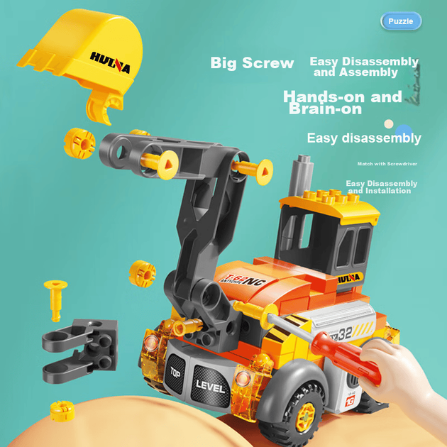 Конструктор FEELO Engineering 141 деталь - Фото 4 Конструктор FEELO Engineering 141 деталь - изображение 4
