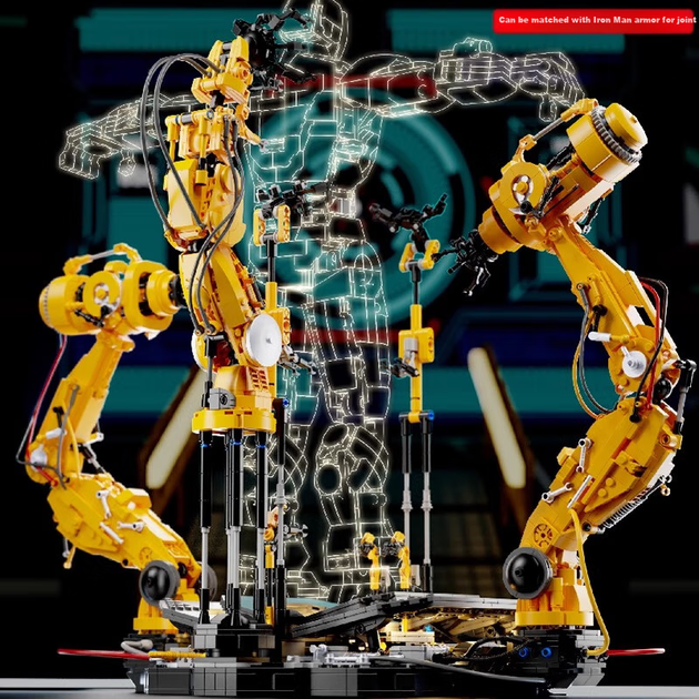Конструктор Union Creative MECHA Розбиральна платформа Залізної людини 3062 деталей - Фото 7 Конструктор Union Creative MECHA Розбиральна платформа Залізної людини 3062 деталей - зображення 7