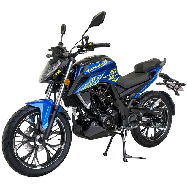 Мотоцикл Spark SP200R-44 (заводське паковання) (Синій з чорним) - Фото 3 Мотоцикл Spark SP200R-44 (заводське паковання) (Синій з чорним) - зображення 3