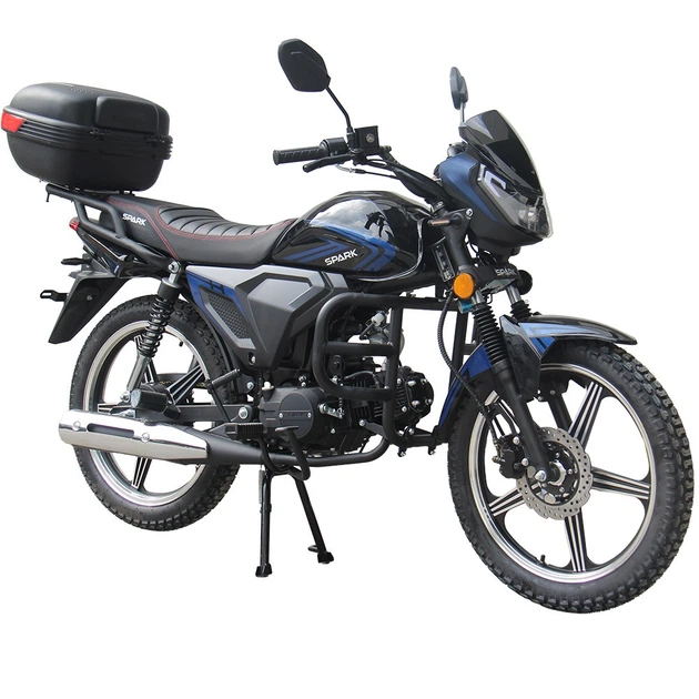 Мотоцикл Spark SP125C-2SN (Червоний із чорним) - зображення 9