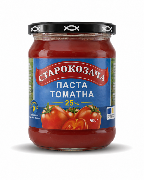 Томатна паста Старокозача Томатіно 500 г - Фото 1 Томатна паста Старокозача Томатіно 500 г - зображення 1