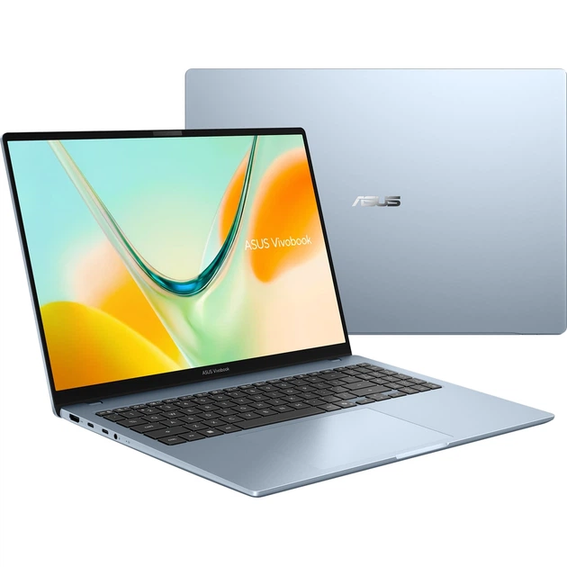 Ноутбук ASUS Vivobook S16 OLED S5608QA-U3375W, Snapdragon X X1-26-100 до 2.98 ГГц, 16" WUXGA, 16 ГБ, SSD 256 ГБ, Qualcomm Adreno, Windows 11 Home - Фото 9 Ноутбук ASUS Vivobook S16 OLED S5608QA-U3375W, Snapdragon X X1-26-100 до 2.98 ГГц, 16" WUXGA, 16 ГБ, SSD 256 ГБ, Qualcomm Adreno, Windows 11 Home - зображення 9