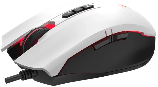 Компьютерная мышь A4tech Bloody ES7 RGB оптическая USB 8 кнопок 100-6000 CPI 1.8 м белая (ES7) - Фото 3 Компьютерная мышь A4tech Bloody ES7 RGB оптическая USB 8 кнопок 100-6000 CPI 1.8 м белая (ES7) - изображение 3