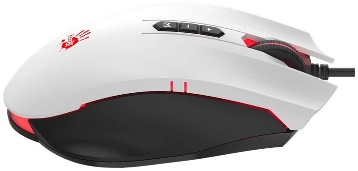 Компьютерная мышь A4tech Bloody ES7 RGB оптическая USB 8 кнопок 100-6000 CPI 1.8 м белая (ES7) - Фото 6 Компьютерная мышь A4tech Bloody ES7 RGB оптическая USB 8 кнопок 100-6000 CPI 1.8 м белая (ES7) - изображение 6
