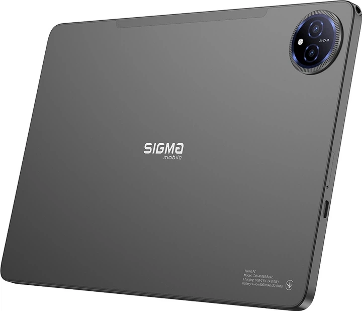 Планшет Sigma mobile Tab A1035 BASIC 10,1" 6/128 ГБ 4G Темно-серый (4827798966112) - изображение 6