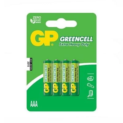 Батарейка Gp AAA R03 солевая * 4 (24G-U4 / 4891199000478) - Фото 1 Батарейка Gp AAA R03 солевая * 4 (24G-U4 / 4891199000478) - изображение 1