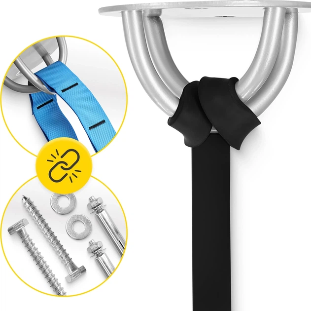 Крепление 4FIZJO X-Mount для петель и канатов на потолок или стену Серое (P-5907739311009) - изображение 10