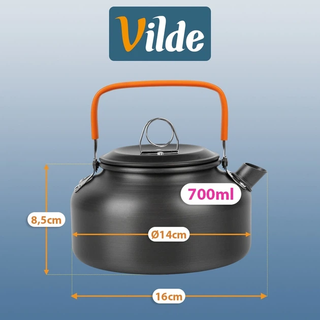 Чайник туристичний Vilde 489425 0.7 л (5900670122482) - Фото 12 Чайник туристичний Vilde 489425 0.7 л (5900670122482) - зображення 12