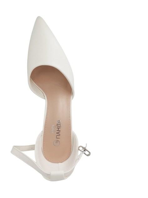 Туфлі жіночі QQ SHOES QQ46-2/39 Білі 39 розмір - 25,4 см устілка - Фото 4 Туфлі жіночі QQ SHOES QQ46-2/39 Білі 39 розмір - 25,4 см устілка - зображення 4