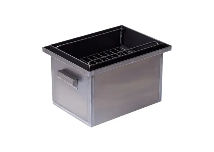Домашня коптильня SmokeHouse Kit M Original для гарячого та холодного копчення з термометром і гідрозатвором, два рівні розміщення продуктів, завантаження до 5 кг, сталева прямокутна конструкція - зображення 4