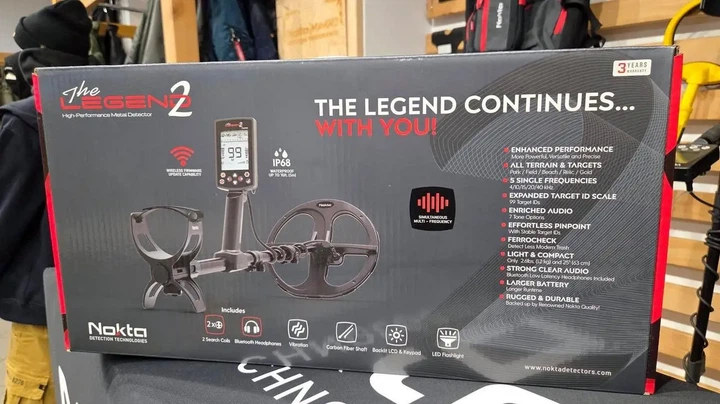 Металлоискатель Nokta Legend 2 + Катушка Nokta LD38 (15x12 DD). Мультичастотный. Подводный IP68. - изображение 7