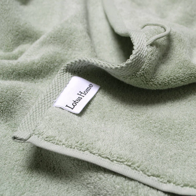 Рушник Lotus Home 120111887 70х140 см Бавовна (Microcotton) Зелений (Sage Green) - изображение 4
