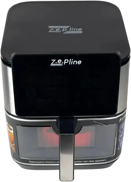 Мультифункциональная аэрофритюрница Zepline ZP-00341 на 13 л с максимальной мощностью 4200 Вт на 12 программ с силиконовой формой - изображение 5