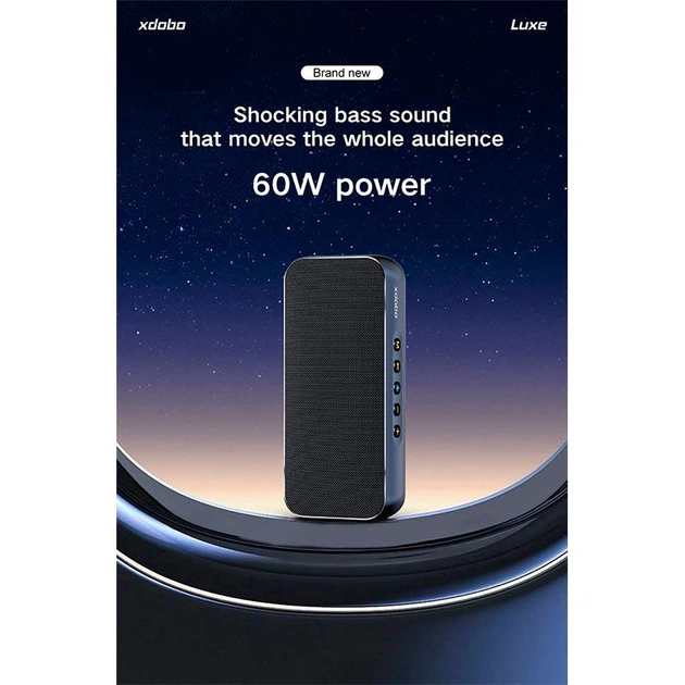 Портативная Bluetooth колонка Xdobo Luxe Black - изображение 9