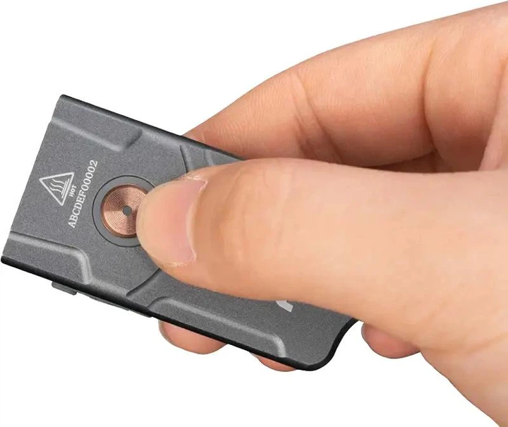 Ліхтар-брелок Fenix E03R V2.0 компактний 500 лм IP66 USB Type-C з червоними режимами Blue - зображення 3