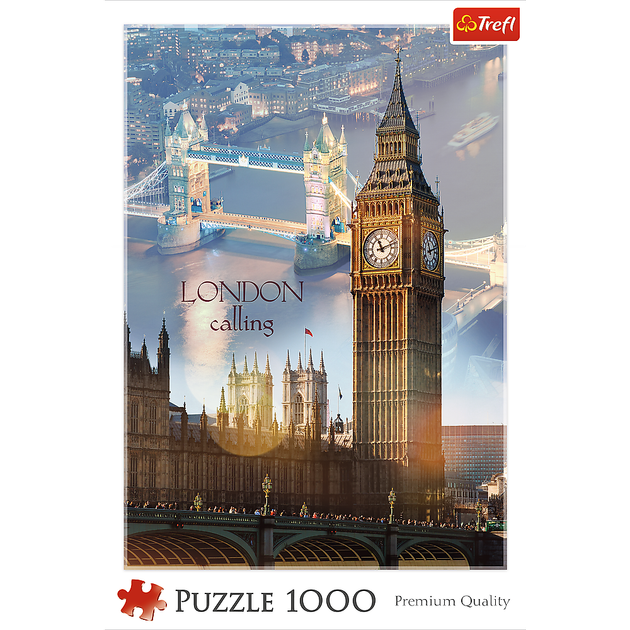 Puzzle Trefl Londyn o świcie 1000 elementów (PT-10395) - obraz 3