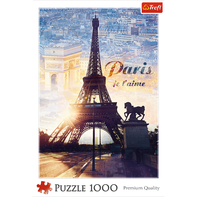 Puzzle Trefl Paryż o świcie 1000 elementów (PT-10394) - obraz 2