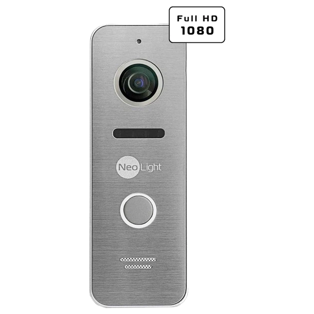 Комплект видеодомофона Neolight ALPHA Hybrid + PRIME FHD Silver с уголком - Фото 2 Комплект видеодомофона Neolight ALPHA Hybrid + PRIME FHD Silver с уголком - изображение 2