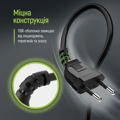 Кабель питания C7 3m black ColorWay (CW-CBP086-BK) - Фото 8 Кабель питания C7 3m black ColorWay (CW-CBP086-BK) - изображение 8