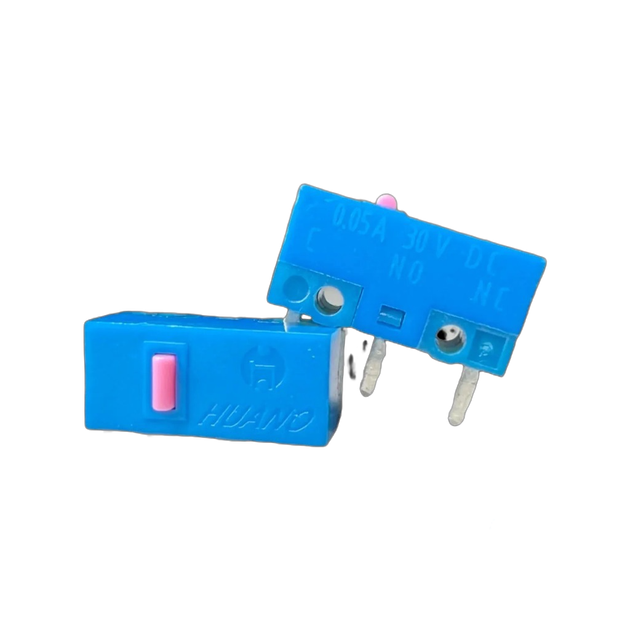 Мікроперемикач для миші Huano Blue Shell Pink Dot 80M 2 шт - изображение 2