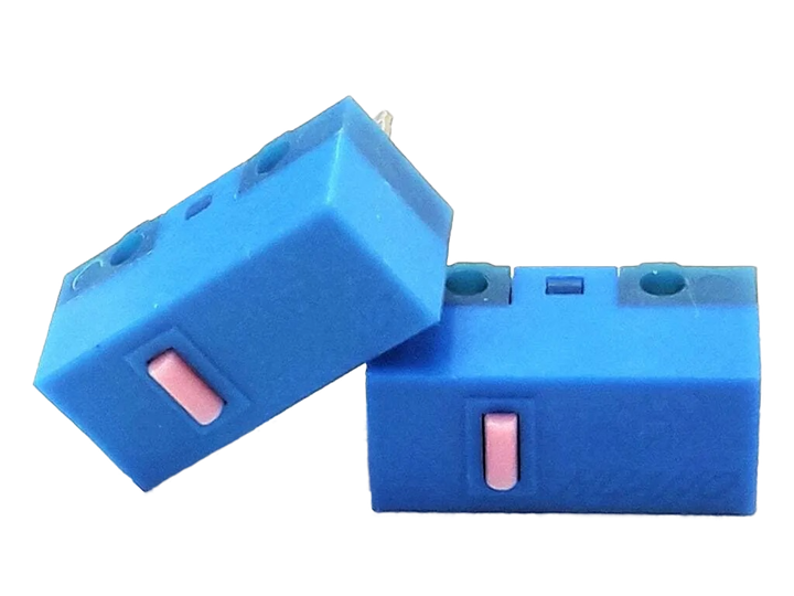 Мікроперемикач для миші Huano Blue Shell Pink Dot 80M 2 шт - изображение 3