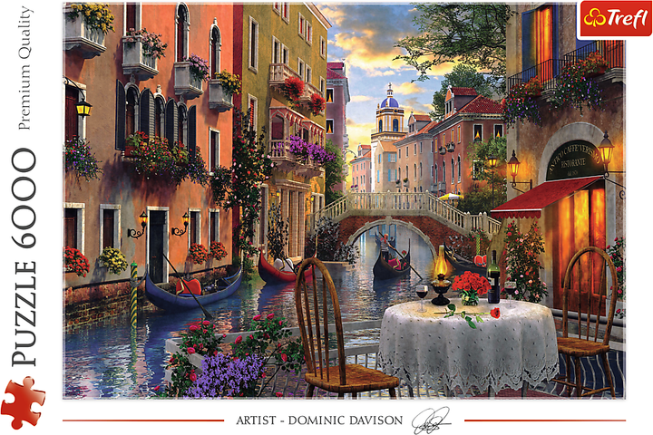Puzzle Trefl Romantyczna kolacja 6000 elementów (5900511650037) - obraz 3