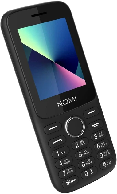 Мобильный телефон Nomi i2415 DualSim Black (Nomi i2415 Black) - Фото 4 Мобильный телефон Nomi i2415 DualSim Black (Nomi i2415 Black) - изображение 4