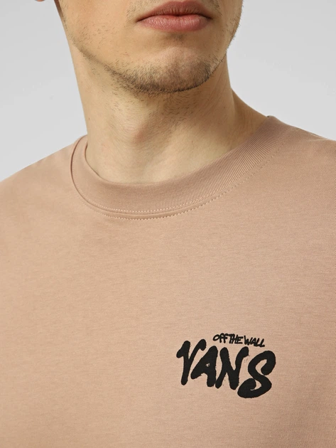 Футболка Vans 10989698 Бежевый XL V5029 - Фото 4 Футболка Vans 10989698 Бежевый XL V5029 - изображение 4
