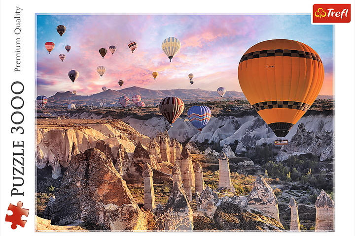 Puzzle Trefl Balony nad Kapadocją 3000 elementów (5900511330595) - obraz 3