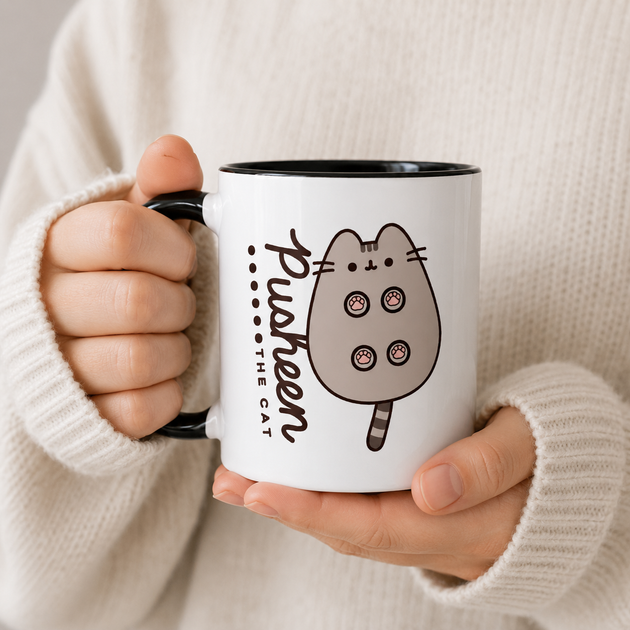 Чашка кот Пушин Pusheen The Cat 330 мл - изображение 4