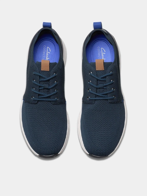 Кроссовки повседневные Clarks 10936347 Тёмно-синий 45 OM4120 - изображение 6
