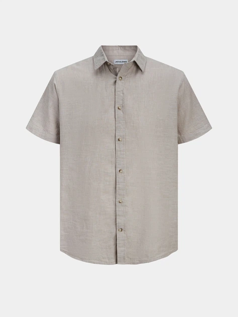 Рубашка повседневная JACK & JONES 11264550 Бежевый M JNJ899 - Фото 7 Рубашка повседневная JACK & JONES 11264550 Бежевый M JNJ899 - изображение 7