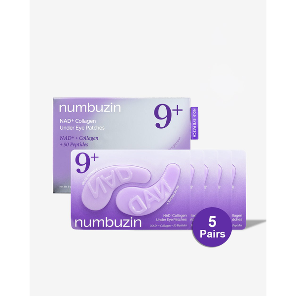 Патчи Numbuzin No.9 NAD+ Collagen Under Eye Patches для кожи под глазами с коллагеном и пептидами 5 пар - Фото 3 Патчи Numbuzin No.9 NAD+ Collagen Under Eye Patches для кожи под глазами с коллагеном и пептидами 5 пар - изображение 3