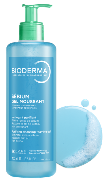 Очищающий Гель Bioderma Sebium purifying cleansing foaming gel 400 мл (3701129814710) - Фото 2 Очищающий Гель Bioderma Sebium purifying cleansing foaming gel 400 мл (3701129814710) - изображение 2