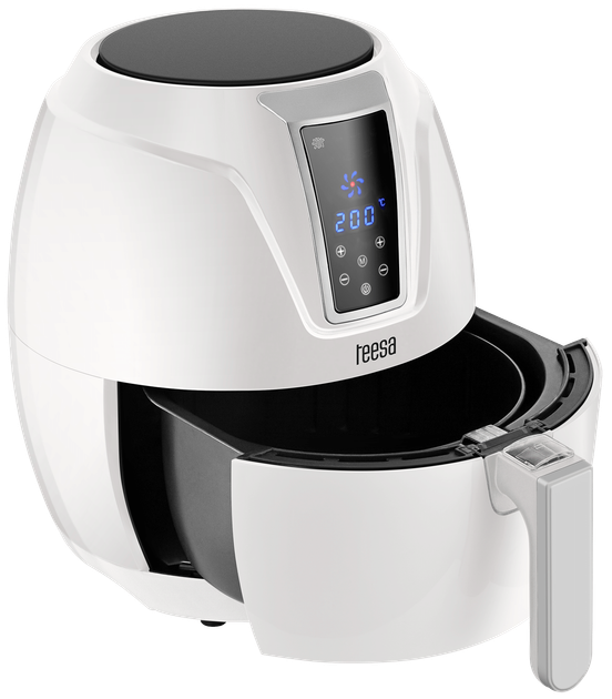 Frytkownica beztłuszczowa Teesa Digital Air Fryer Biala (TSA8046W) - obraz 2