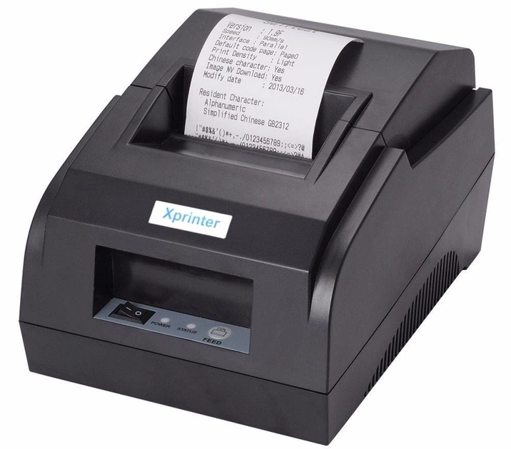 Чековий POS-принтер Xprinter XP-58IIL USB Black - Фото 4 Чековий POS-принтер Xprinter XP-58IIL USB Black - изображение 4