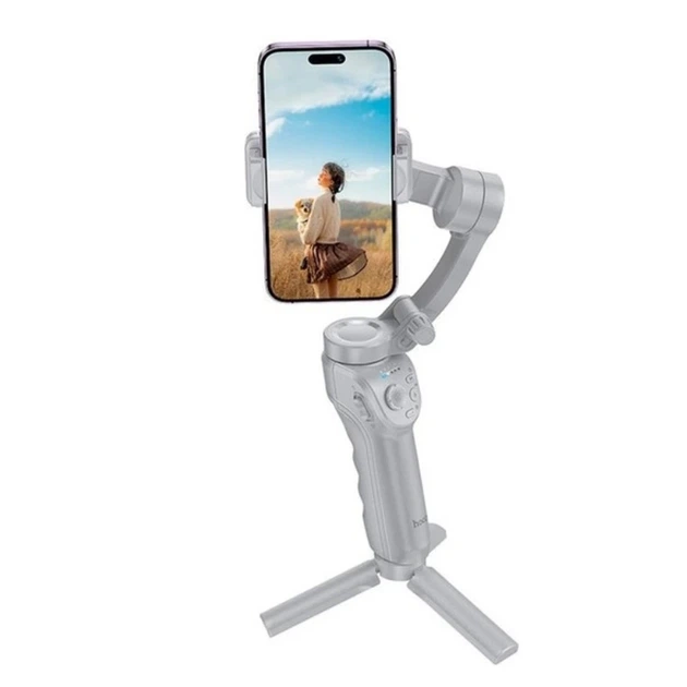 Триосьовий стабілізатор HOCO K24 Support 3-axis smart gimbal Gray - изображение 3