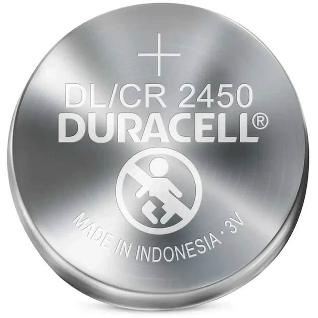 Батарейка Duracell CR2450 3V літієва (2шт) - Фото 2 Батарейка Duracell CR2450 3V літієва (2шт) - изображение 2