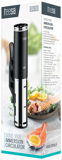 Cyrkulator do gotowania Sous vide Teesa SV70 (TSA8048) - obraz 5