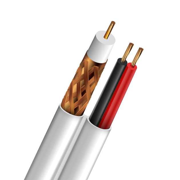 Кабель коаксиальный SL-59+2*0.44 CU 0.8mm Indoor Trinix 305m (35-00041) - Фото 1 Кабель коаксиальный SL-59+2*0.44 CU 0.8mm Indoor Trinix 305m (35-00041) - изображение 1